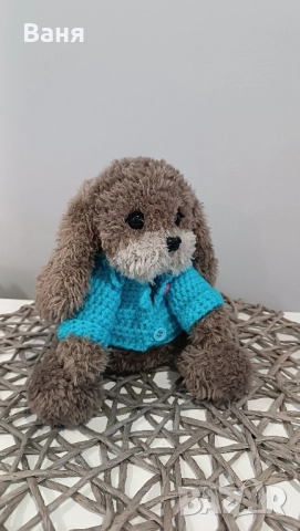 Ръчно плетено кученце, снимка 12 - Плюшени играчки - 49863160
