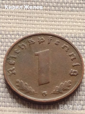 Монета 1 райхсфенинг 1939г. Германия Трети Райх с СХВАСТИКА за КОЛЕКЦИЯ 33017, снимка 4 - Нумизматика и бонистика - 42823423