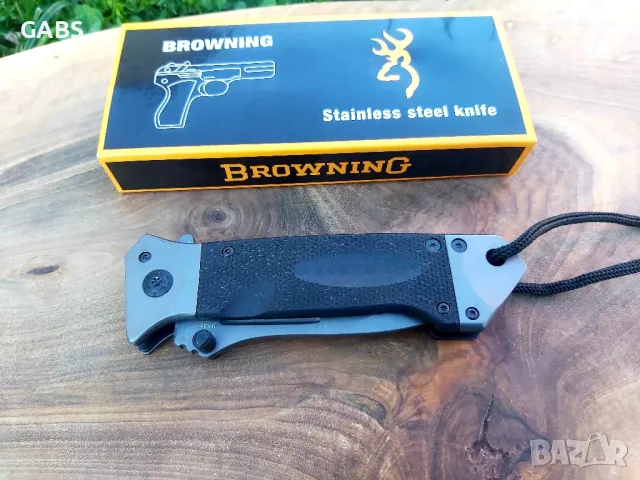 Сгъваем джобен нож Browning 2 цвята,DA35, снимка 6 - Ножове - 49446990