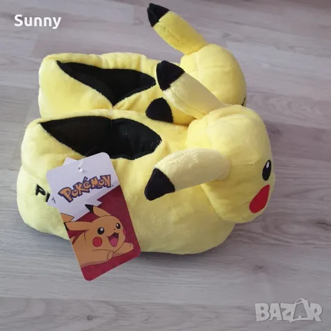 Детски плюшени пантофки Pokémon Pikachu , снимка 2 - Детски пантофи - 49030351