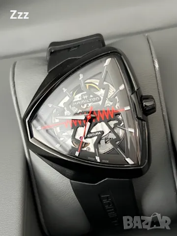 Оригинален часовник Hamilton Ventura Elvis 80 Skeleton H24535331, снимка 5 - Мъжки - 47141312