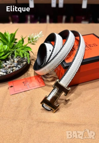 колани от естествена кожа в кутия hermes , снимка 4 - Колани - 53216909