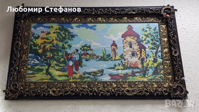 Гоблен с рамка, снимка 2 - Гоблени - 29713300