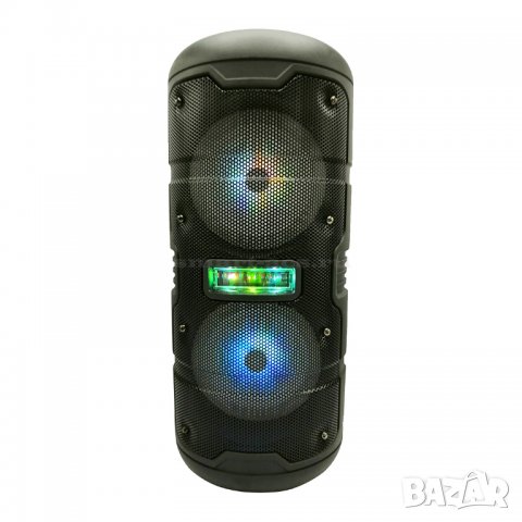 5,25"х2 ДВОЙНА Караоке активна тонколона,дистанционно,микрофон, снимка 2 - Тонколони - 31072627