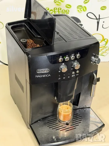 Кафемашина кафе автомат delonghi magnifica с гаранция, снимка 2 - Кафемашини - 56218855