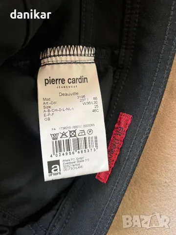 Черни дънки Pierre Cardin, размер 36/30, снимка 5 - Дънки - 48813954