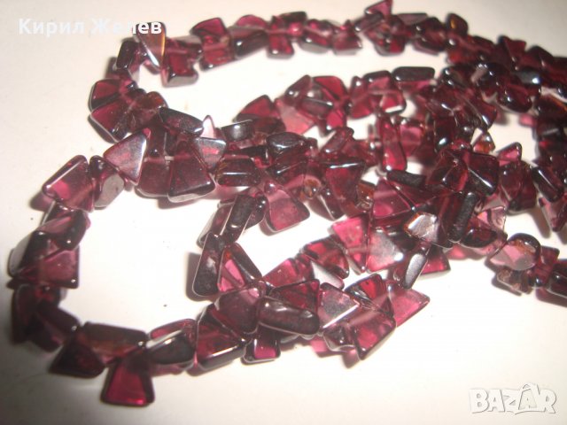 КОЛИЕ Натурален ГРАНАТ ВИОЛЕТ ОТТЕНЪК СТАР АРТ ГЕРДАН от БЛАГОРОДНИ КАМЪНИ 14994, снимка 11 - Колиета, медальони, синджири - 30665941