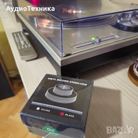 ПРОМО/Клампа Aluminum Stabilizer with Bubble Level Black Cтабилизатор, снимка 14 - Грамофони - 54258522