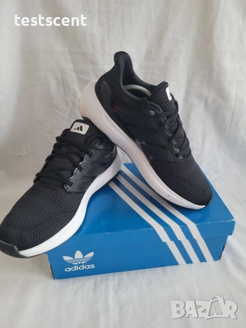 Маратонки Adidas Cloudfoam Comfort – 44.5 EU – добро състояние черно и бяло black white, снимка 5 - Маратонки - 53941309