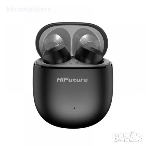HiFuture OlymBuds3 - TWS слушалки, мощен бас, 25ч живот, Bluetooth 5.3 - черни