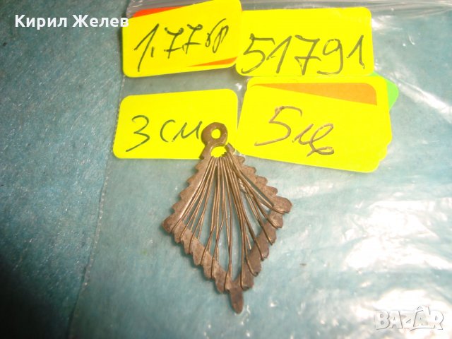 ПОСРЕБРЕН РЕТРО МЕДАЛЬОН РЪЧНА СТАРА МАЙСТОРСКА ИЗРАБОТКА ЕТНО СТИЛ 51791, снимка 2 - Антикварни и старинни предмети - 35605611