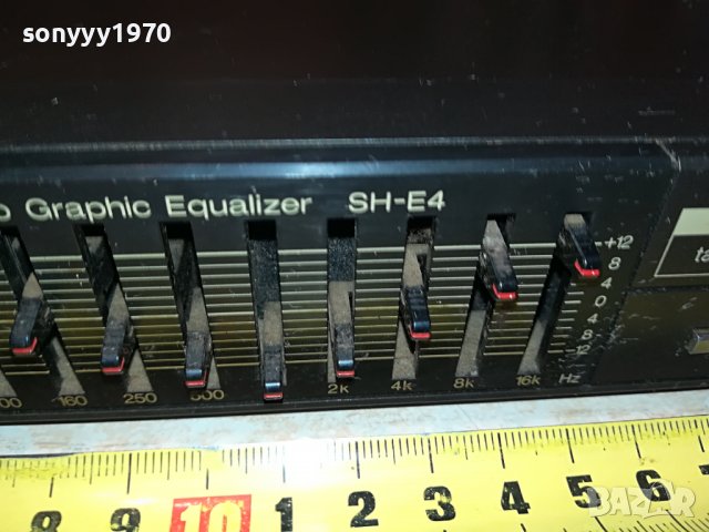 TECHNICS SH-E4 EQUALIZER-MADE IN JAPAN 2411221815, снимка 10 - Ресийвъри, усилватели, смесителни пултове - 38786738
