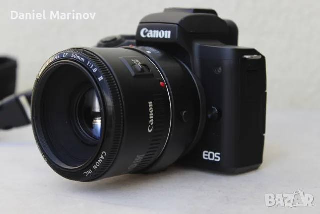 Canon m50 mark ii + фотографски комплект , снимка 5 - Обективи и филтри - 55781611