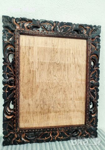 Голяма дървена рамка за портрет, картина, гоблен, декорация, подарък, украса 40×50, снимка 2 - Декорация за дома - 34946422