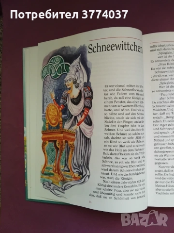 Приказки на Братя Грим на немски език , снимка 5 - Детски книжки - 53215706