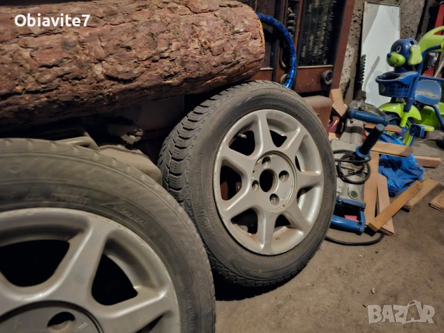 Продавам комплект от 4 лети джанти за кола 13', снимка 2 - Гуми и джанти - 51318818