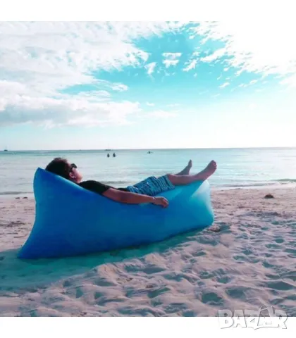 Самонадуващо се легло подходящо за планина и море Lazy Bag  , снимка 7 - Надуваеми легла - 50380202