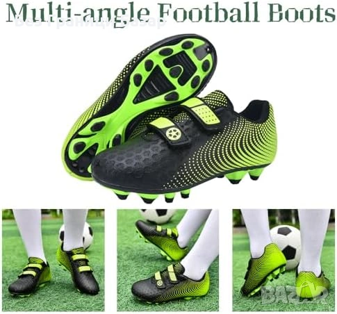Нови Футболни обувки за деца дишащи стабилни за тренировки футбол с бутони за изкуствена трева 36 но, снимка 6 - Футбол - 54101106