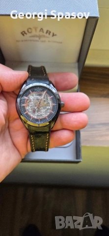 Мъжки механичен часавник Rotary swiss, снимка 13 - Мъжки - 54177472