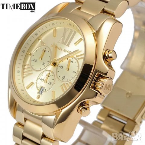 Michael Kors MK5605 Bradshaw Chronograph. Нов дамски часовник, снимка 3 - Дамски - 38810649