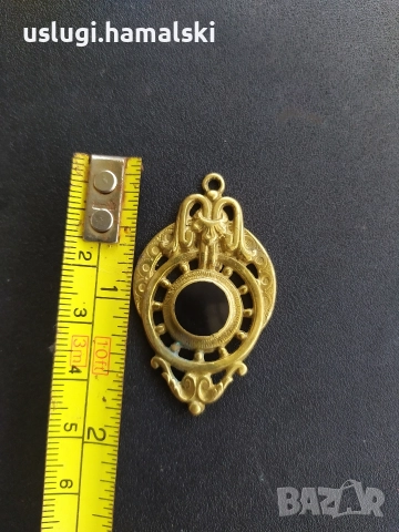 Старинен накит/медальон, снимка 3 - Антикварни и старинни предмети - 52990188