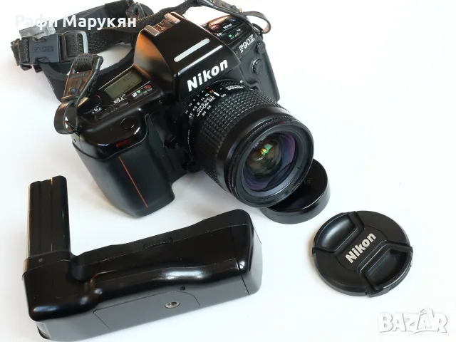 ВИСОК КЛАС филмов "NIKON F-90X" с грип за батерии, снимка 3 - Фотоапарати - 56229894