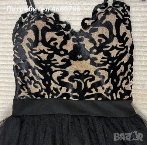 Официална черна рокля, снимка 2 - Рокли - 52538999