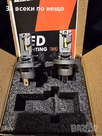 LED крушки H 4 S 2 S чисто нови, снимка 2 - Части - 52874086