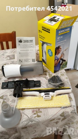 уред за почистване на стъкла Karcher WV 6, снимка 3 - Други стоки за дома - 54108776