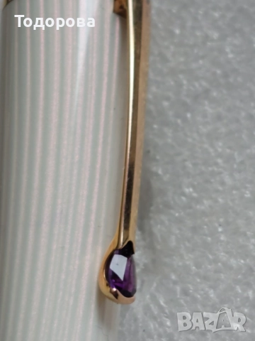 Оригинален,Автентичен,Лимитиран химикал(MONTBLANC) Ingrid Bergman.позлата,гилеше емайл, снимка 11 - Други - 52496363