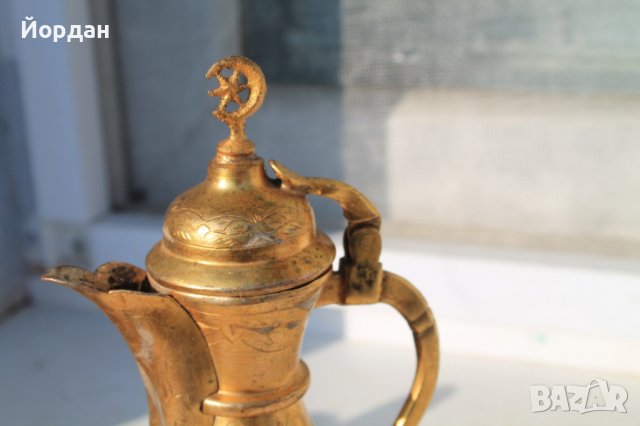 Кана за вода с шивачна позлата 19-ти век, снимка 8 - Антикварни и старинни предмети - 39920834
