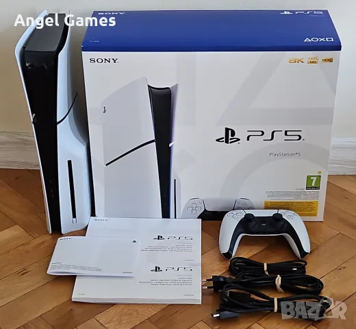 Playstation 5 SLIM DISC EDITION Плейстейшън слим конзола PS5 джойстик