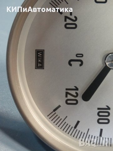 биметален термометър Wika ф100mm, -20+120°C, снимка 5 - Резервни части за машини - 34452542