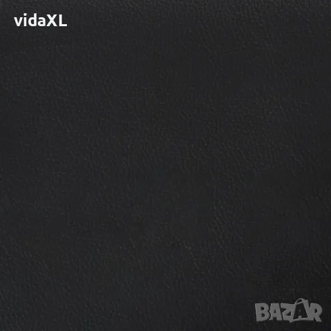 vidaXL 2-местен диван с декоративни възглавници черен 140 см, снимка 7 - Дивани и мека мебел - 56146696