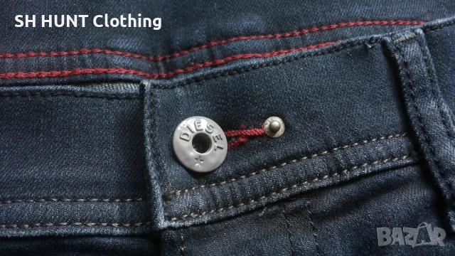 DIESEL TEPPHAR Slim Carrot Stretch Jeans Размер 34 / 34 мъжки еластични дънки 62-66, снимка 11 - Дънки - 52204907