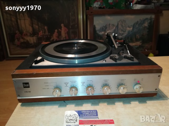 DUAL HS50-DUAL 1209-MADE IN GERMANY 1112211021, снимка 4 - Грамофони - 35101988