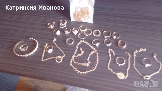 Промоция!!!Пръстени и гривни 10 броя-18 лв , снимка 7 - Бижутерийни комплекти - 51006542