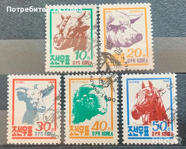JG14. Сев. Корея 1990 = “ Фауна. Домашни животни.”, СТО, снимка 1