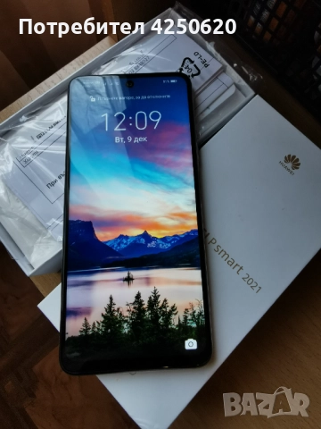 телефон Huawei P smart 2021 Gold, снимка 2 - Huawei - 52705566