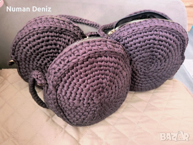 Дамска плетена чанта 