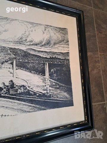 Стара картина графика , снимка 5 - Картини - 47726738