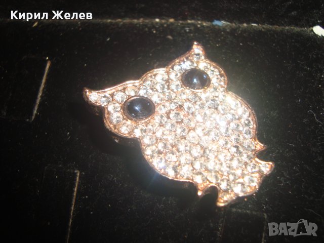ЗЛАТИСТО БУХАЛЧЕ ФЕШЪН АРТ БРОШКА с КАМЪНИ 17555, снимка 7 - Други - 31263847