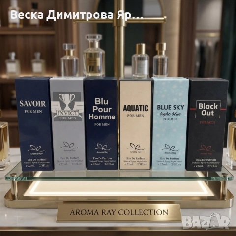 Луксозен сет от 6 мъжки парфюма по 22мл – изискано ароматно преживяване, снимка 4 - Мъжки парфюми - 53916121