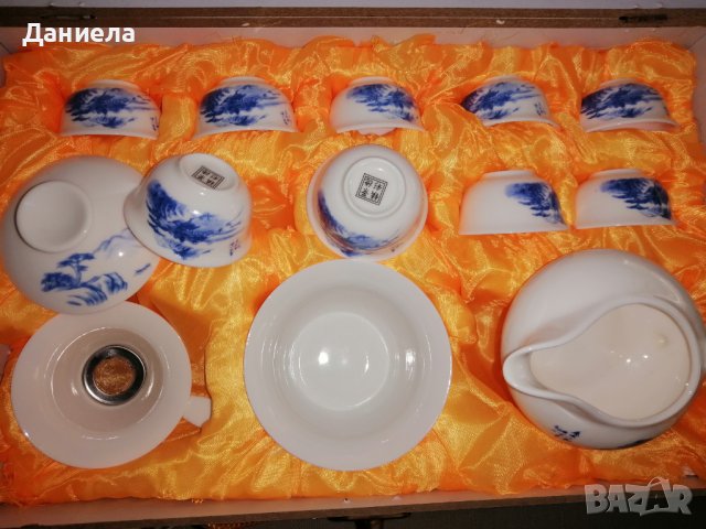 Сервиз за чай China Jing Pin Yu Ci , снимка 3 - Чаши - 37958413