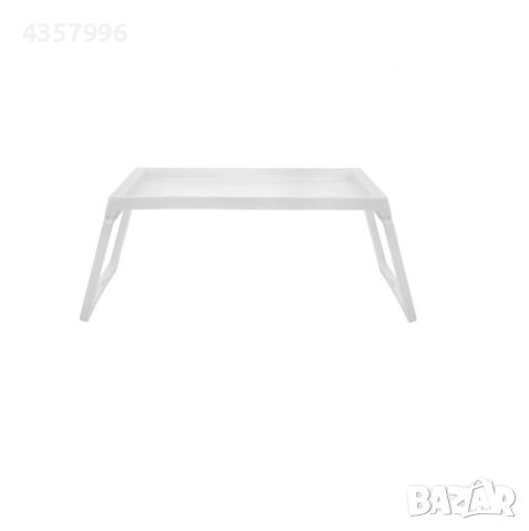 Сгъваема масичка - табла, Бял , снимка 2 - Маси - 52081303