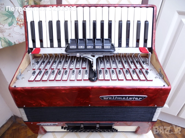 Акордеон Велтмайстер Стела 60 баса, снимка 15 - Акордеони - 52804827