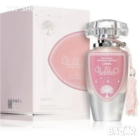 Красив арабски парфюм Lattafa Mohra Silky Rose Eau de Parfum for Women, снимка 2 - Дамски парфюми - 49226182