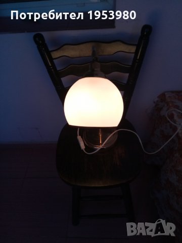 Месингова настолна лампа, снимка 4 - Антикварни и старинни предмети - 31025407