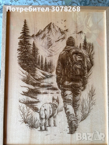 Картина лазерно гравирана , снимка 3 - Декорация за дома - 54287812