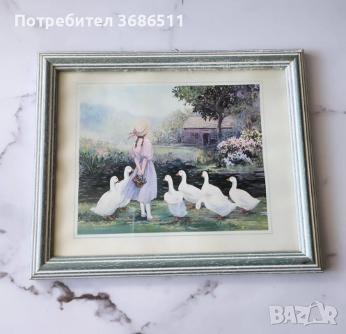 Принт в дървена рамка